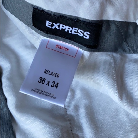 EXPRESS men’s stretch khaki casual slacks - Picture 4 of 4